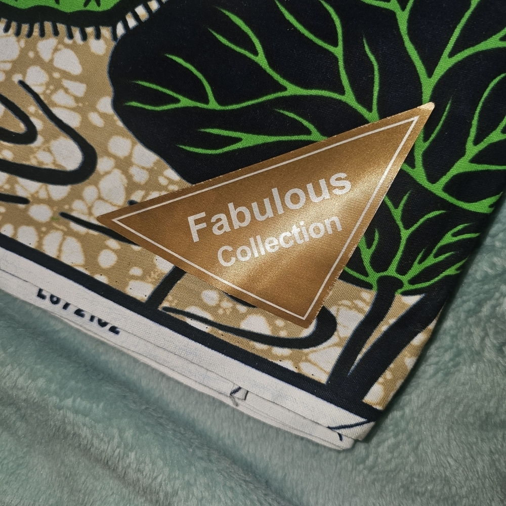 Green and Purple Fabric - Picture 5 of 10